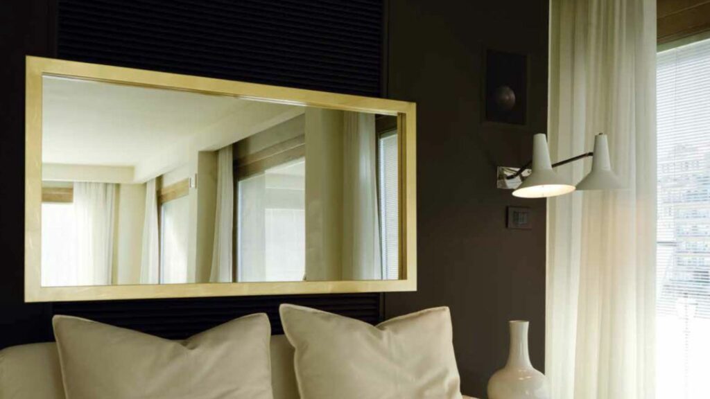 BMB Italy Design Spiegel Modo vergoldet
