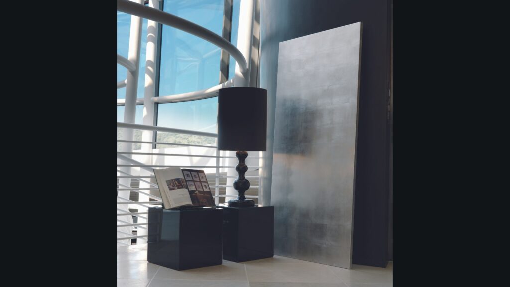 BMB Italy Dekoratives Wandpanel René Silber