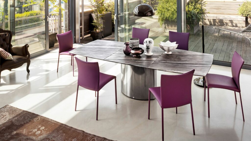 Draenert Stuhl Nobile Soft lila