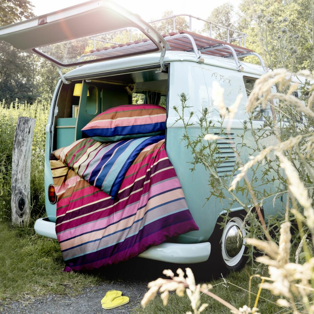 Remember Bettwäsche im VW Bus