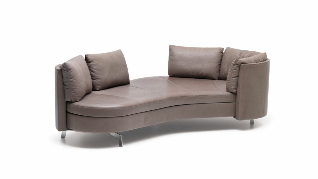 de sede ds-167 Sofa zwei Rückenlehnen braun