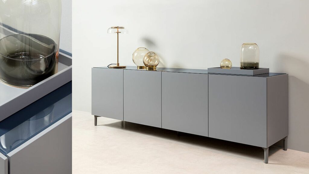 Rolf Benz Stretto Sideboard grau