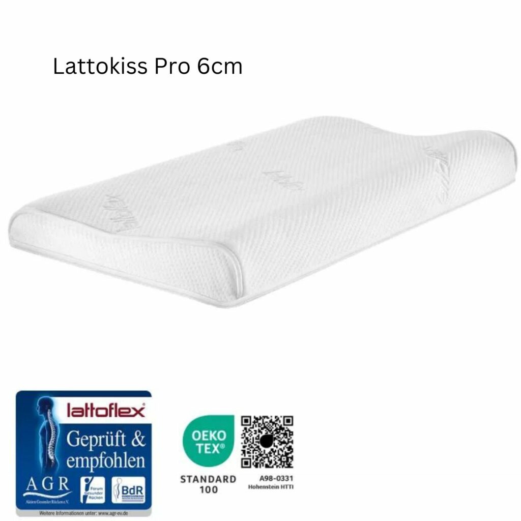 Lattoflex Nackenkissen Lattokiss Pro Höhe 6 cm