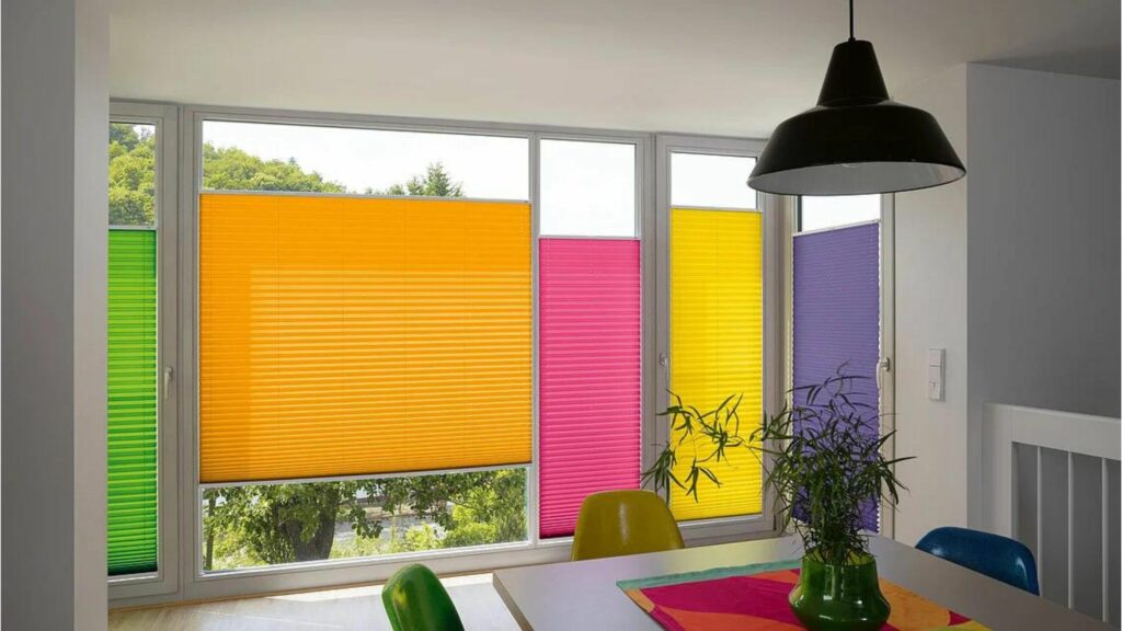 MHZ Plissees verschiedene Farben