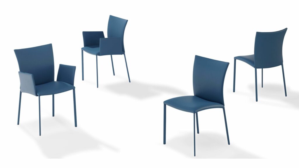 Draenert Stuhl Nobile Soft blau
