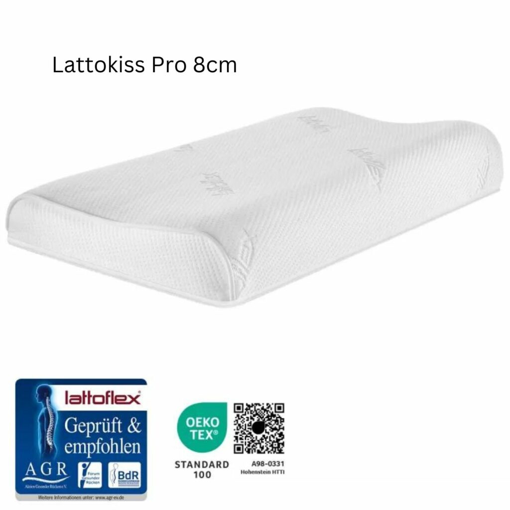 Lattoflex Nackenkissen Lattokiss Pro Höhe 8 cm