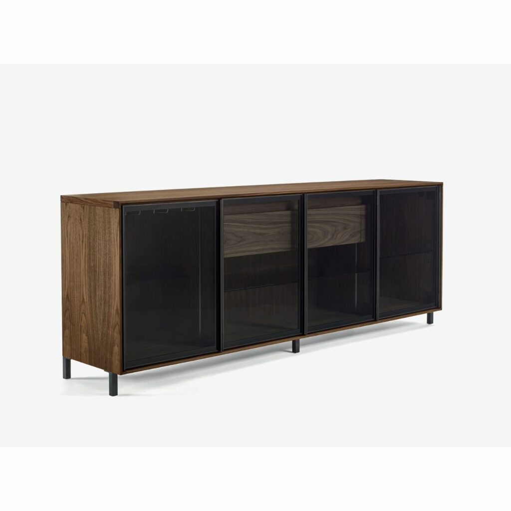 Riva1920 Sideboard Pandora Glass Türen geschlossen seitlich