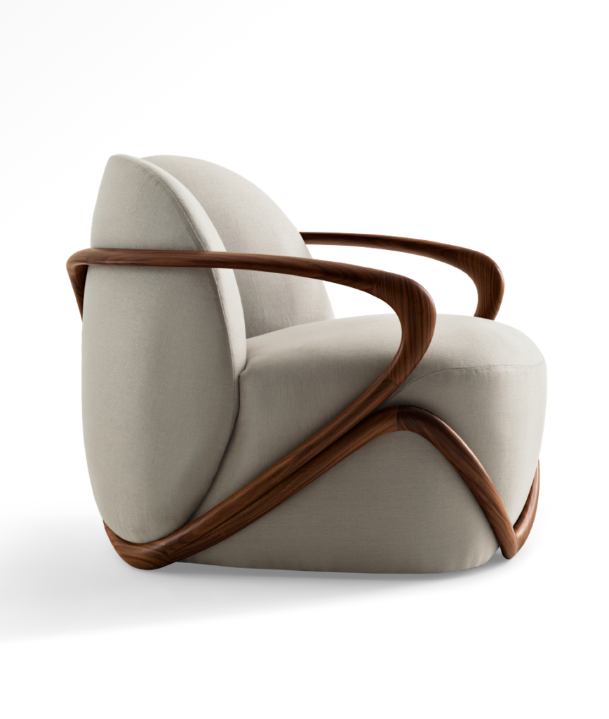 Giorgetti Sessel Hug seitlich
