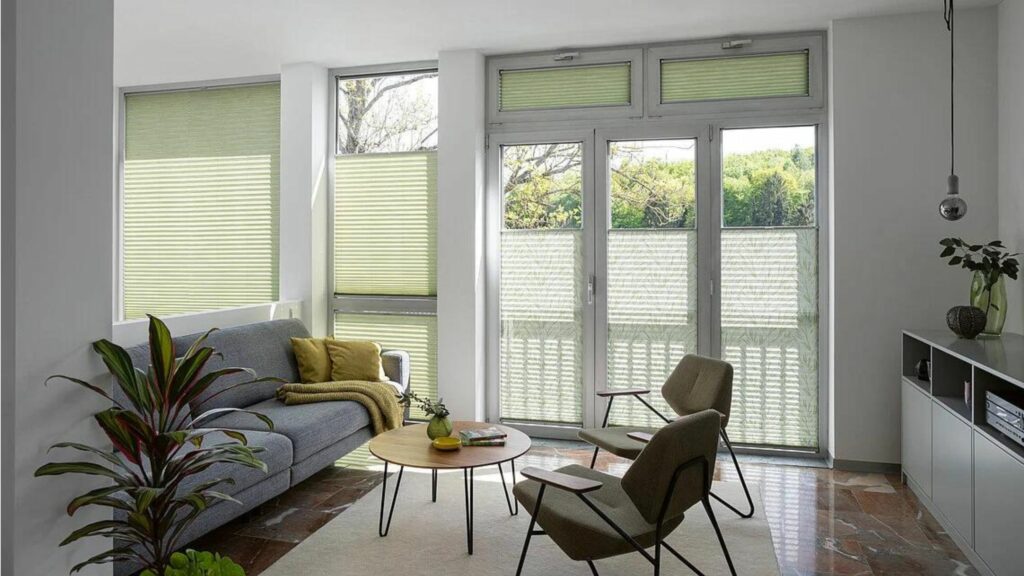 MHZ Plissee Wohnzimmer