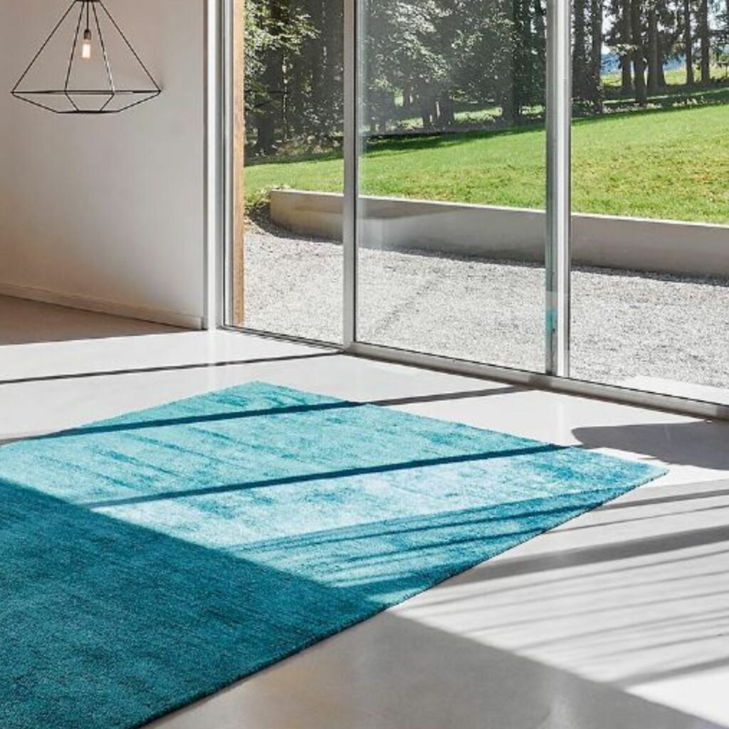 JAB Anstoetz Teppich Kollektion Secrets Farbe türkis
