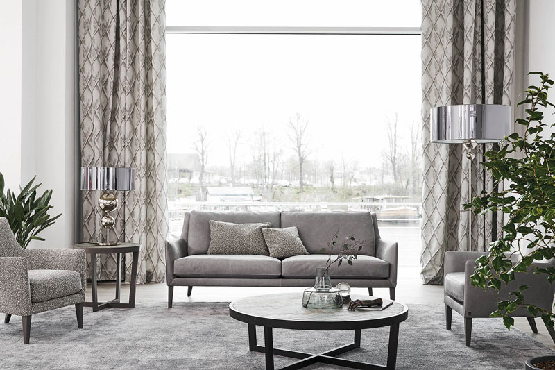 Bielefelder Werkstaetten Sofa Sessel Coco grau