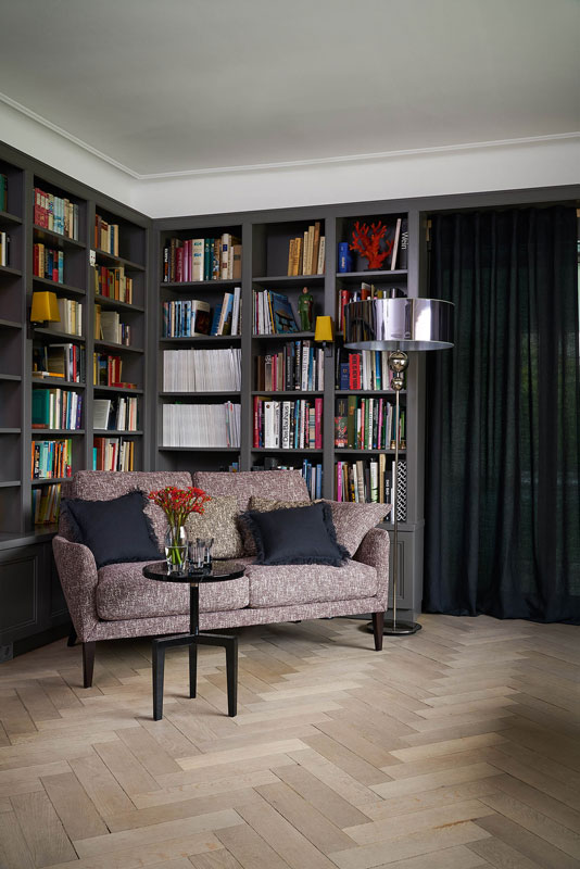 Bielefelder Werkstaetten Sofa klein Stoff rot meliert