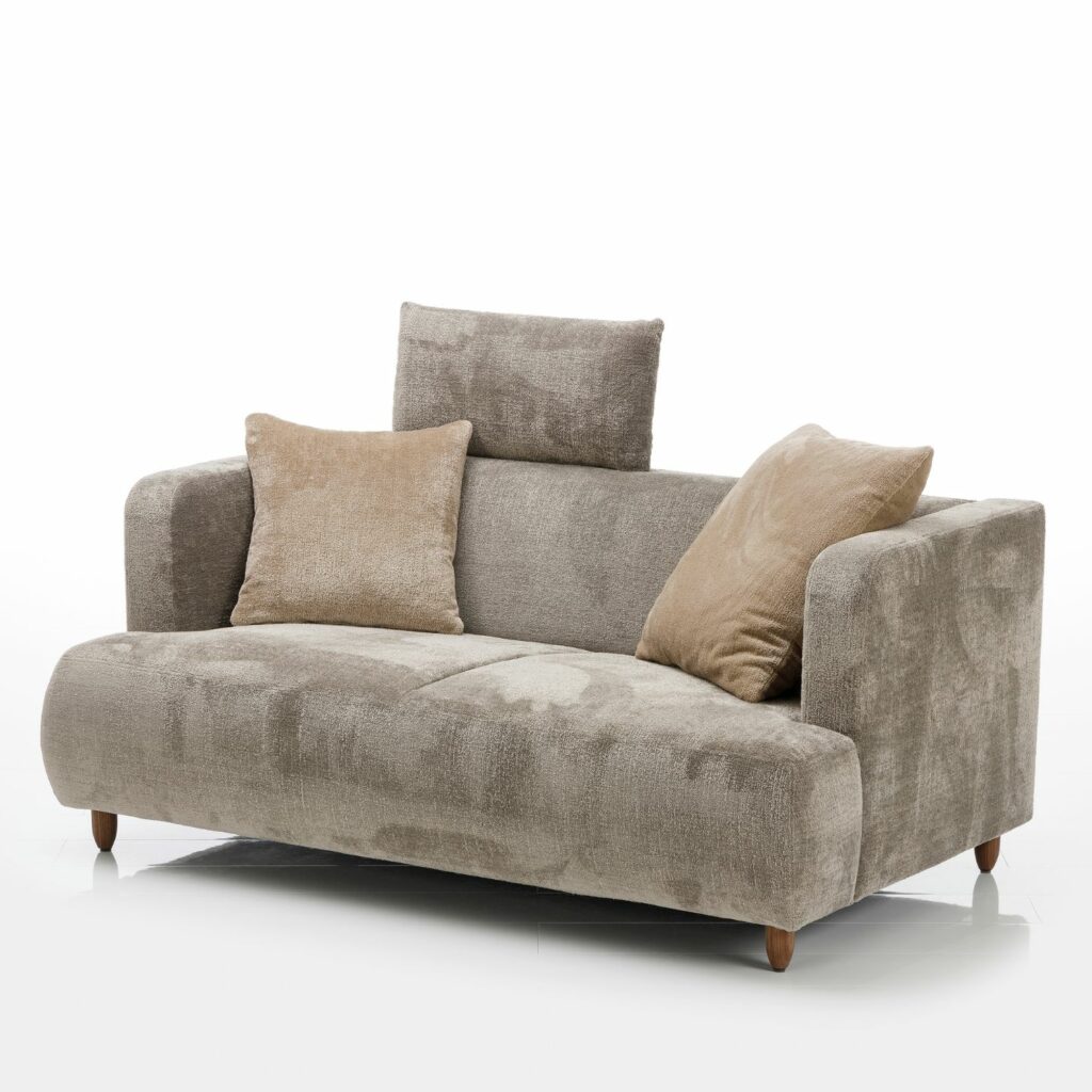 Brühl Sofa Aoyama Stoff mit Kopfstütze