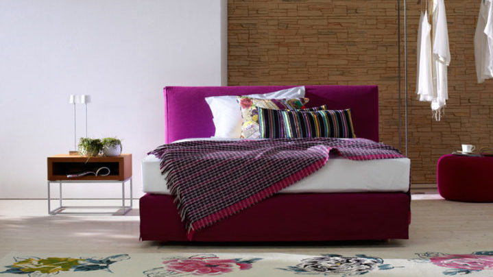 Schramm Purebeds Bett Modell Chill in magenta
