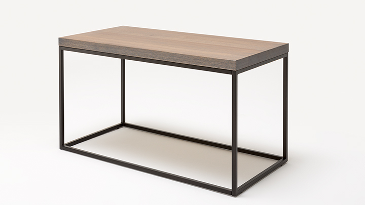 Rolf Benz Couchtisch 985 Tischplatte aus Holz Gestell schwarz