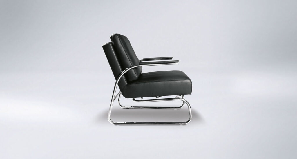 FSM Sessel Gabo Leder schwarz