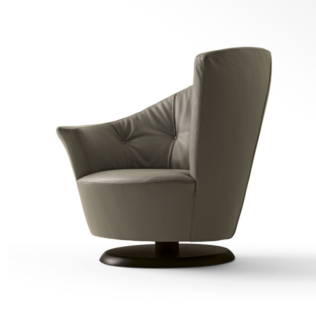 Giorgetti Arabella grau grün Leder