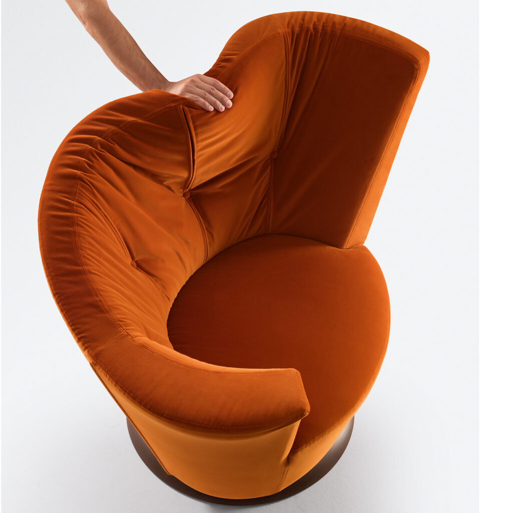 Giorgetti Arabella orange flexibel angenehm