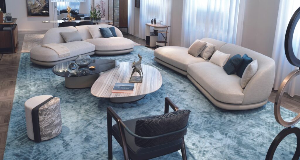 Giorgetti Sofa Vesper grau Möbel Meiss