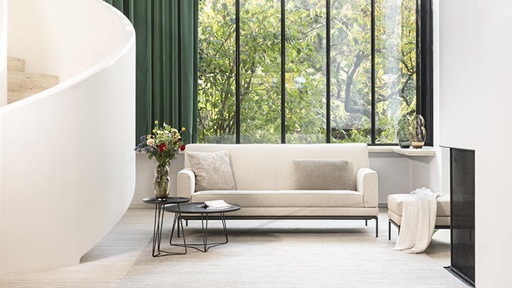 Sofa Glove pure von Jori in weiß