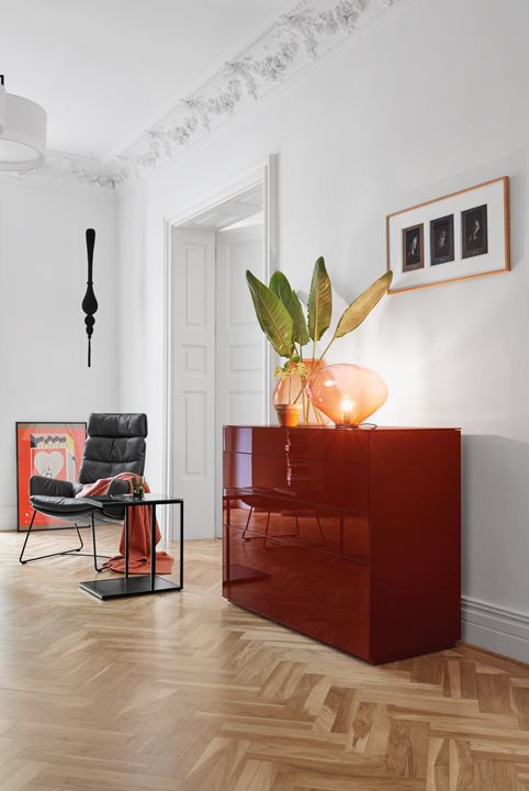 KETTNAKER Sideboard SOMA Kommode rot