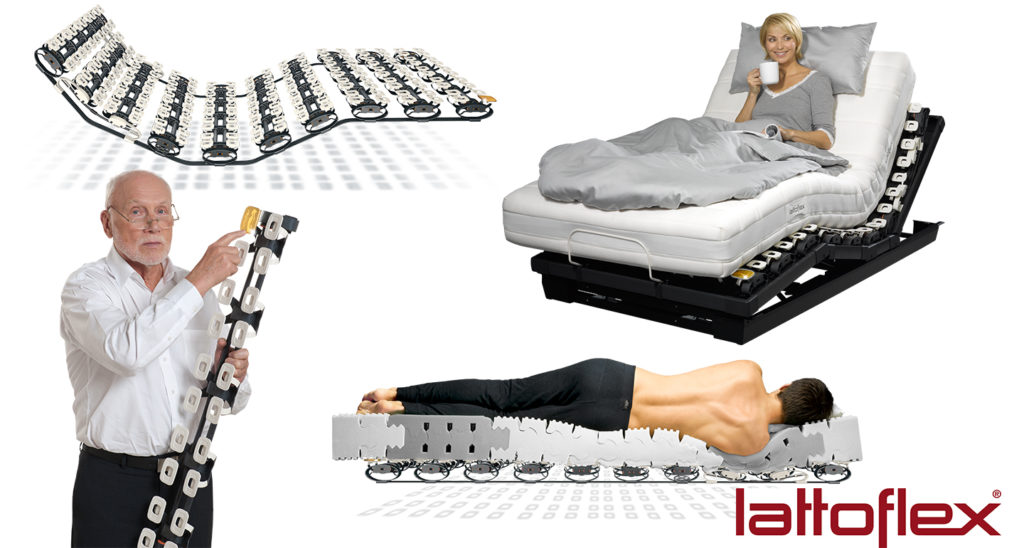Lattoflex Liegesysteme Veranschlaulichung bei Möbel Meiss