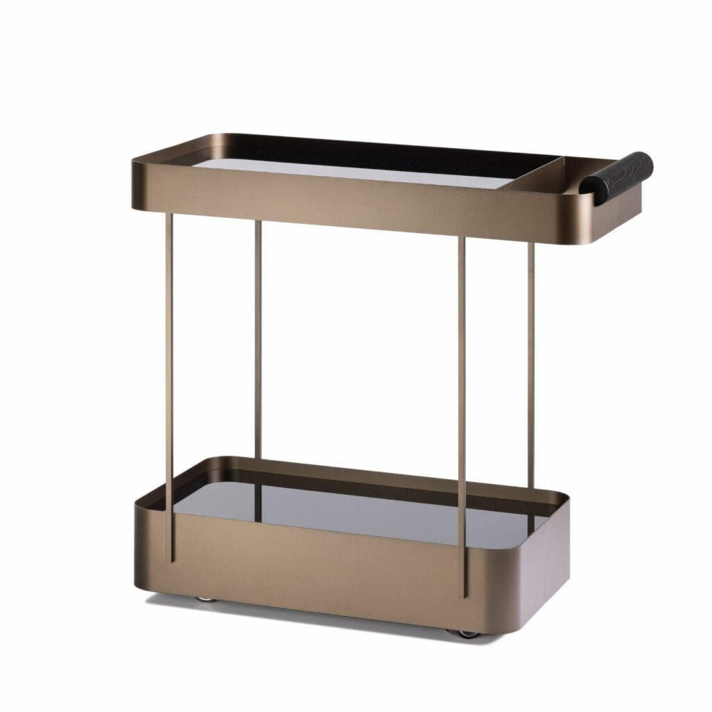 Bielefelder Werkstaetten Barwagen Butler bronze schwarz