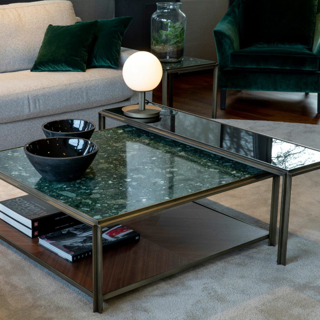 Bielefelder Werkstaetten Couchtisch Hudson im Wohnzimmer