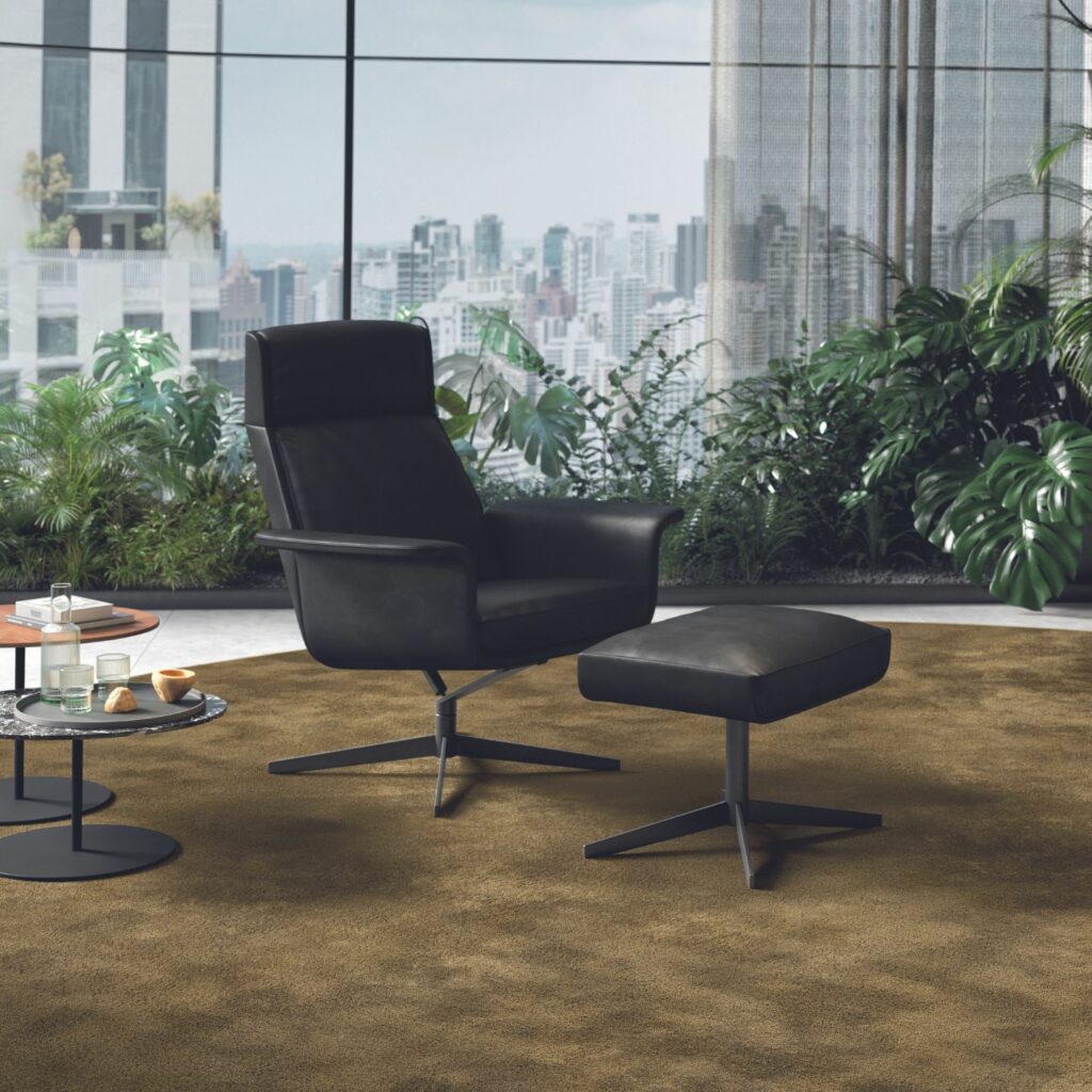 Bielefelder Werkstaetten Sessel Legend Leder schwarz