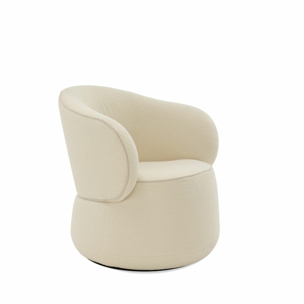 Bielefelder Werkstaetten Sessel Nimbo Stoff beige seitlich