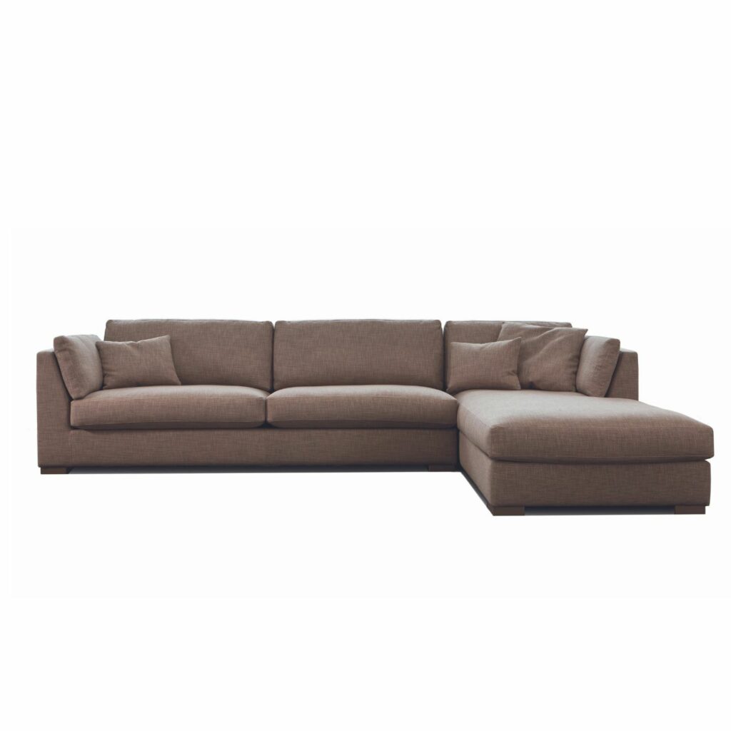 Bielefelder Werkstaetten Sofa Ecksofa Inspiration Stoff braun