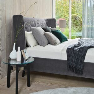 Bielefelder Werkstätten Bett Polo Boxspringbett bodennah mit Beistelltisch
