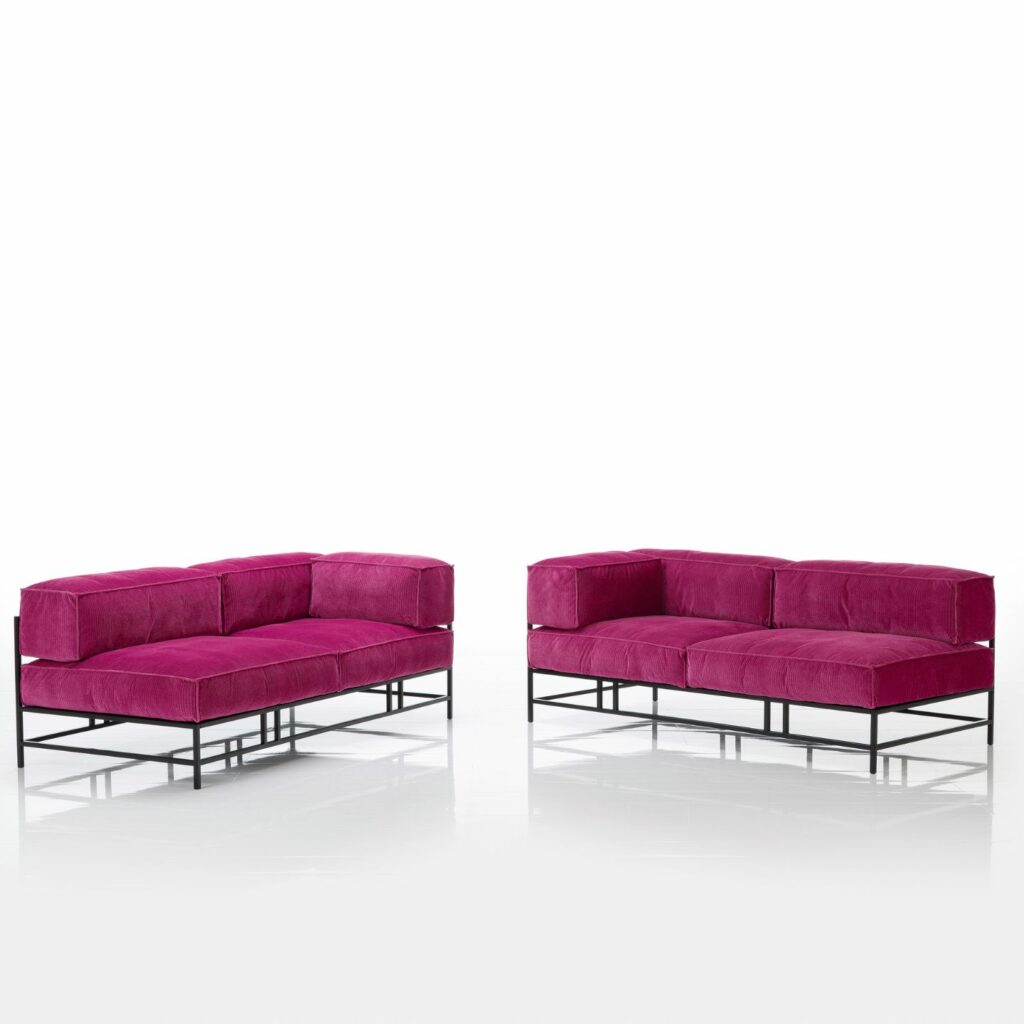 Brühl Sofa Easy Pieces Forever Recamiere Sitzgruppe pink