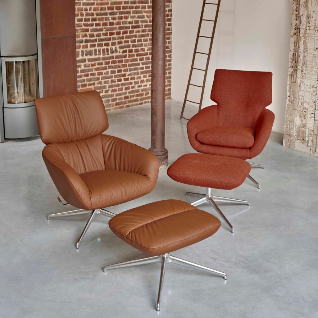 Leolux Sessel Lodey in Leder oder Stoff