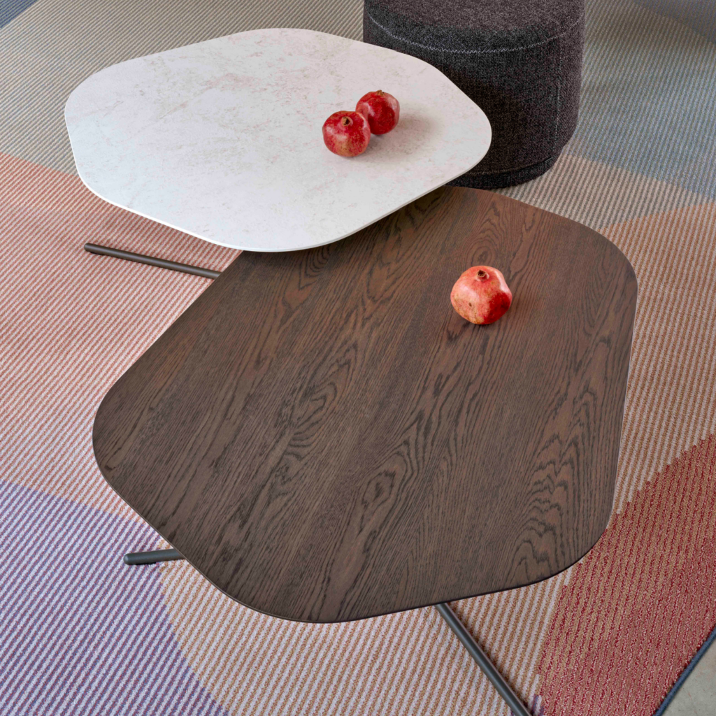 Leolux Couchtisch Canopy Tischplatten in zwei Größen