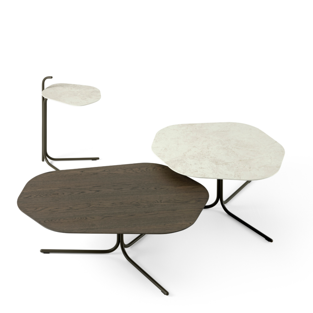 Leolux Salontisch Canopy und Beistelltisch Canopy