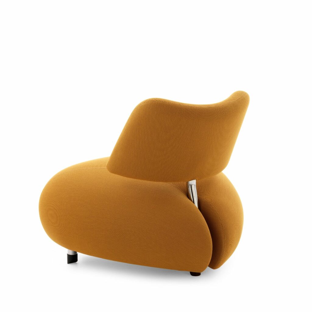 Leolux Sessel Pallone Stoff orange