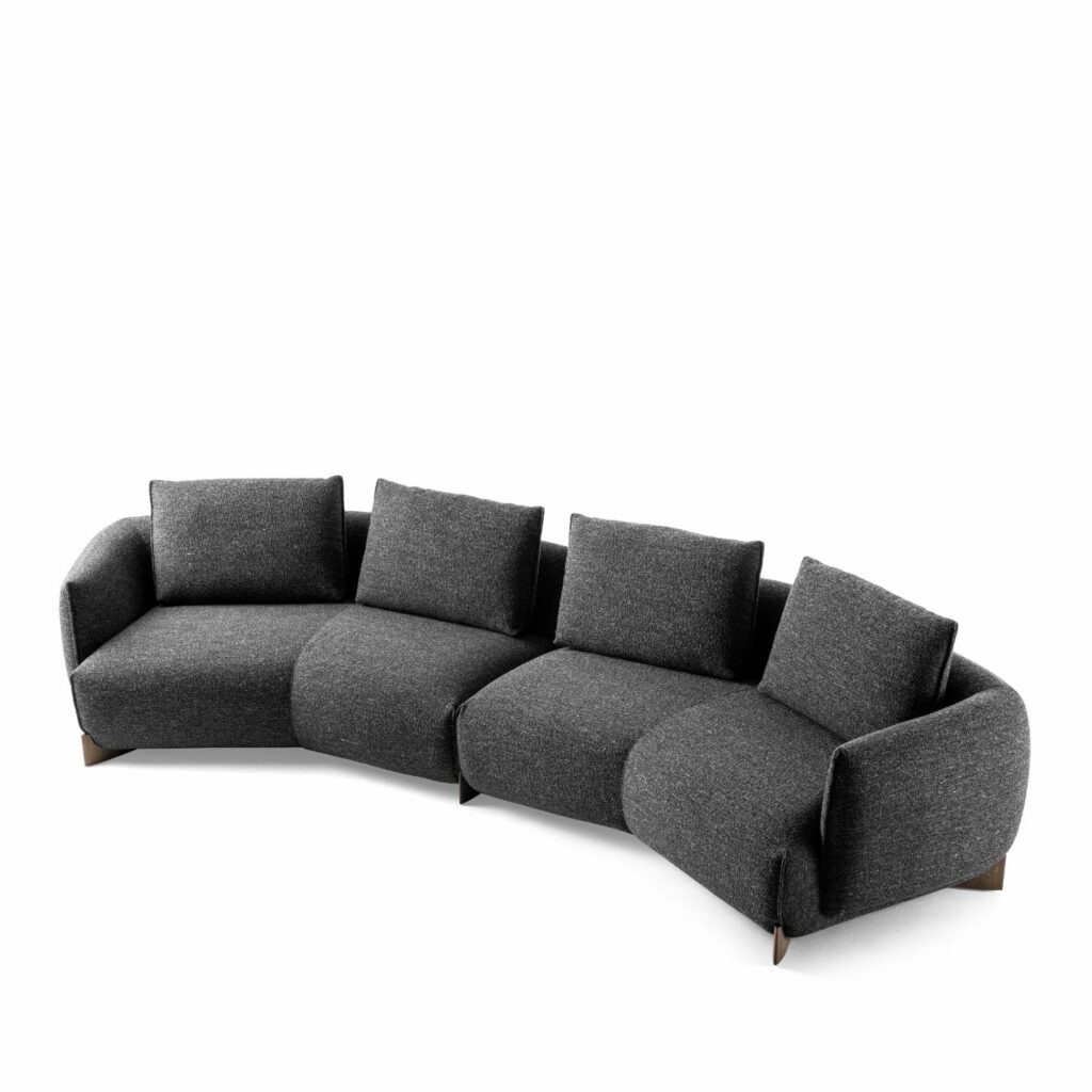 Leolux Sofa Naila mit zwei asymetrischen Winkeln