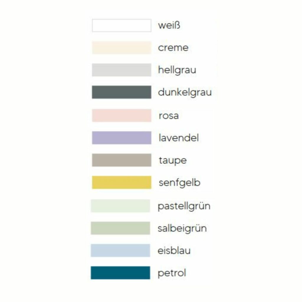MOMM Bettwäsche Pure Perkal Farben