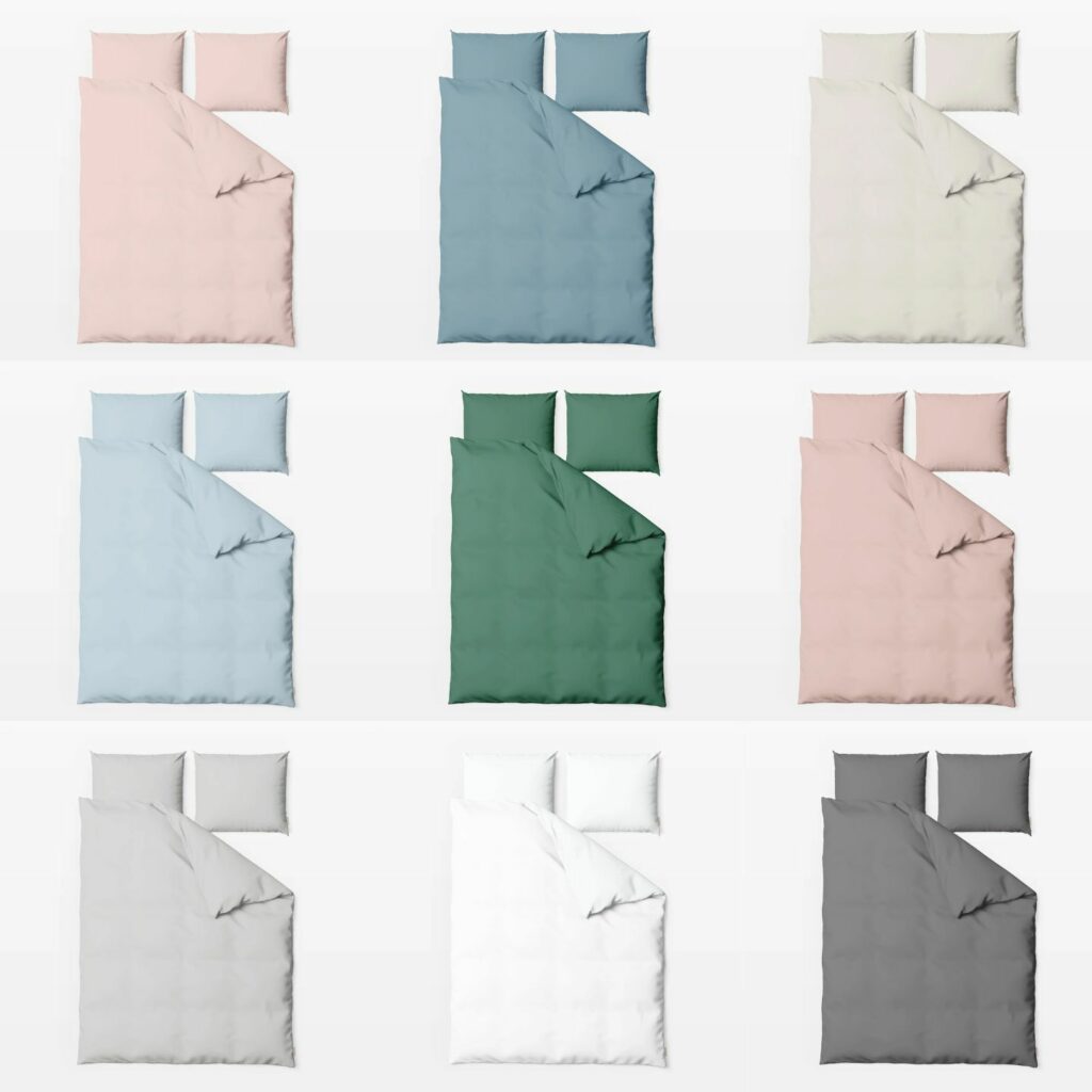 MOMM Bettwäsche Pure Satin Farben