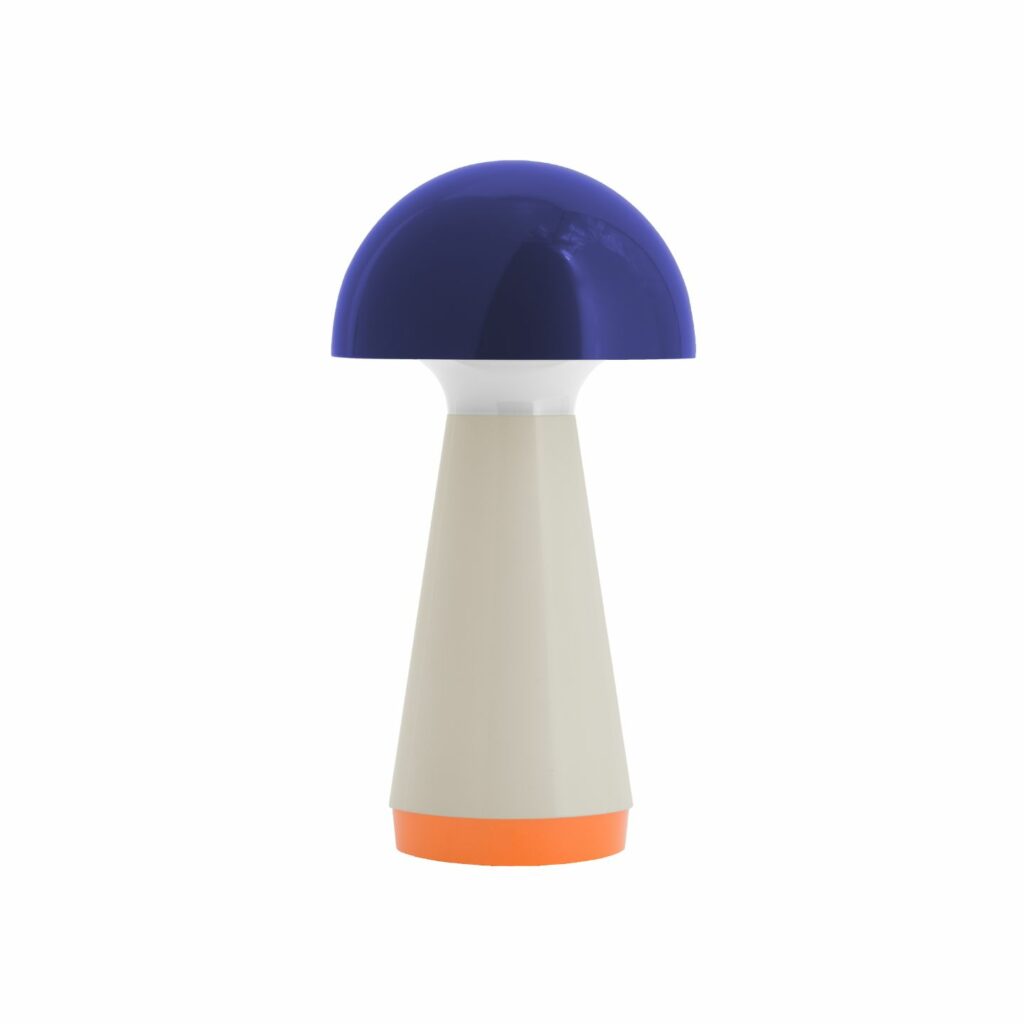 Remember Tischleuchte Lampe Bobbi dunkelblau grau