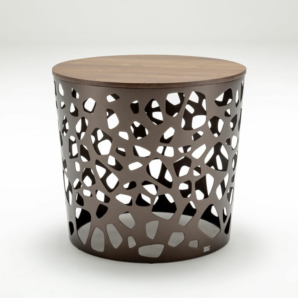 Rolf Benz Couchtisch 926 hoch mit Holzplatte