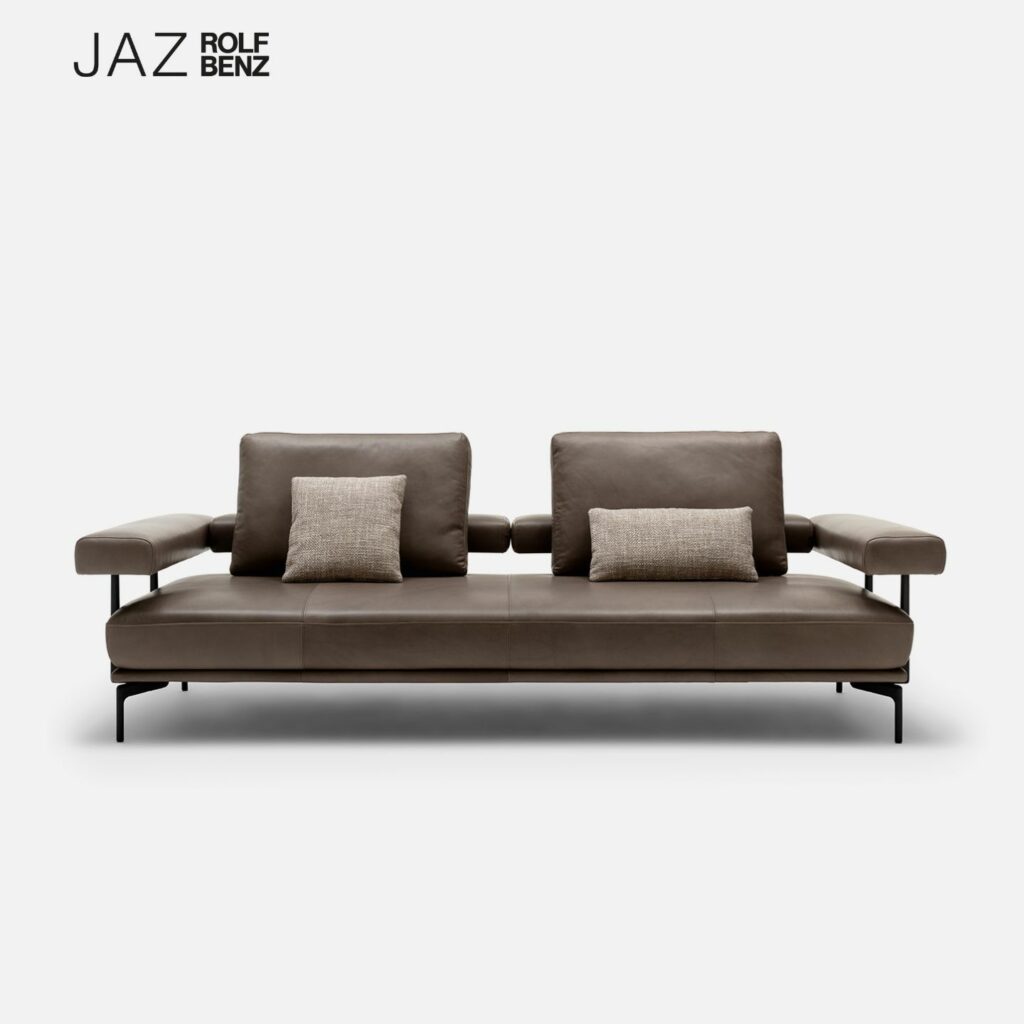 Rolf Benz Sofa Jaz Leder Zweisitzer