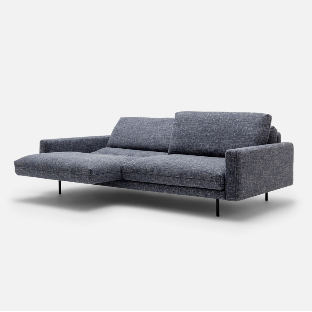 Rolf Benz Sofa Kaia Sofaprogramm graublau als Relaxliege