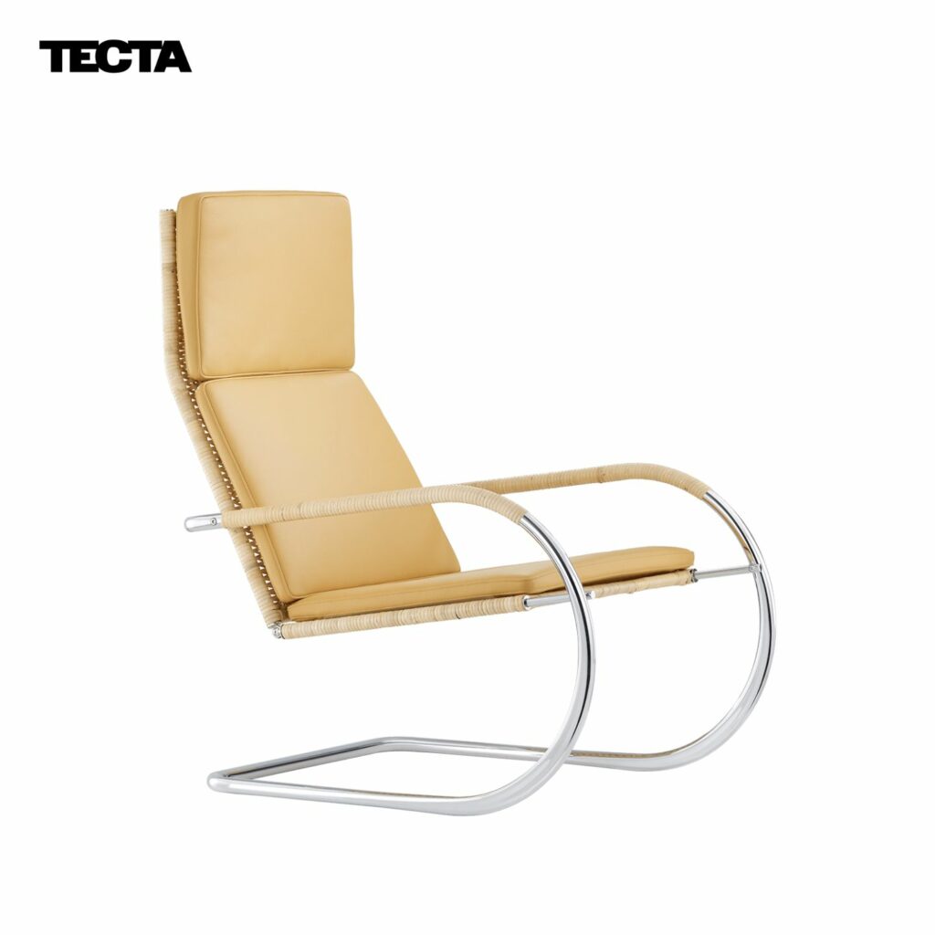 TECTA Sessel D35 & Hocker C35 Leder braun