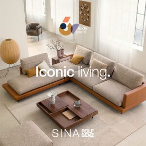 Rolf Benz Sofa Sina Iconic Living