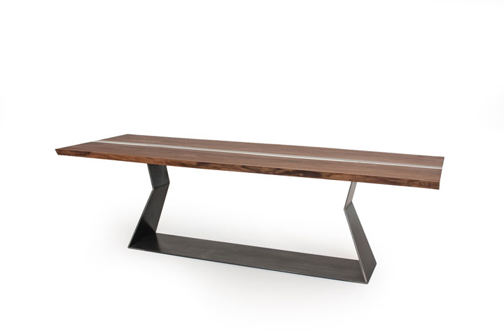 RIVA 1920 Esstisch Bedrock Plank freigestellt