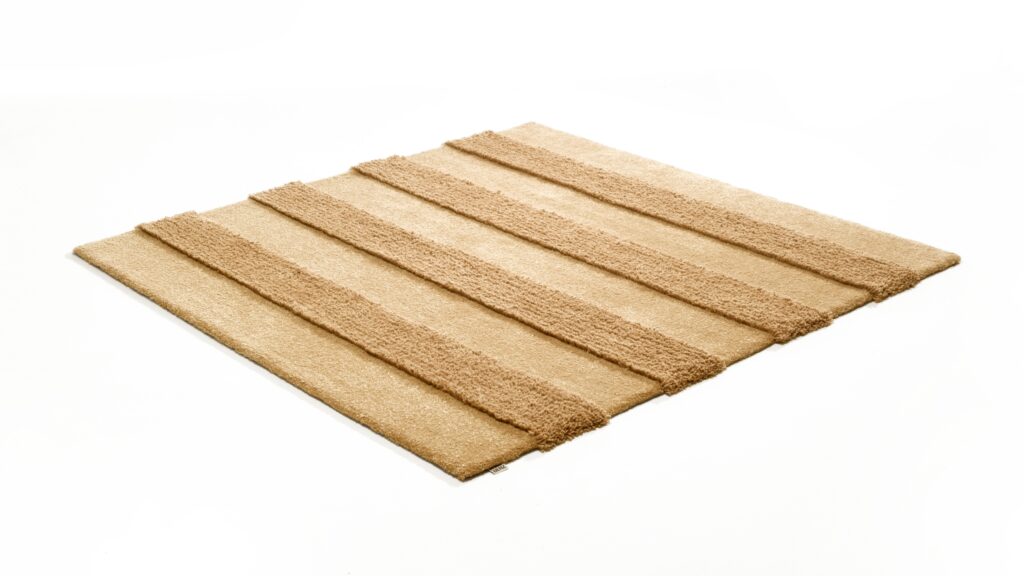 Rolf Benz Teppich Elementi beige gestreift Moebel Meiss