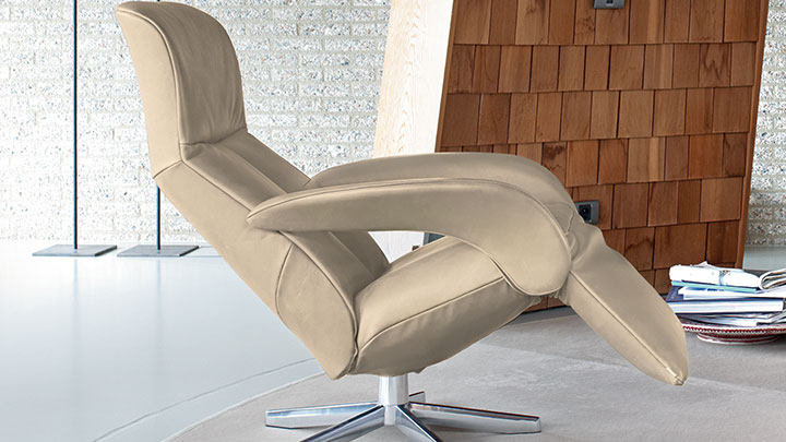 Jori Symphony Relaxsessel Sessel Leder beige