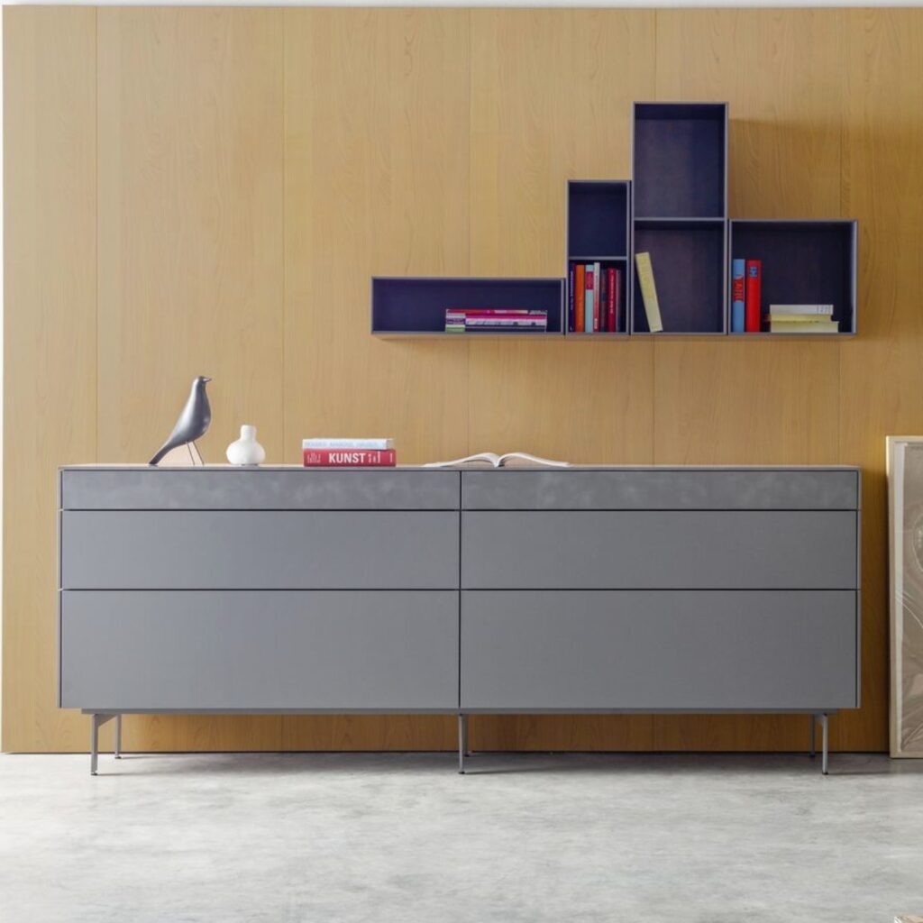 Sudbrock Möbel Sideboard Cubo grau